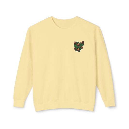 Ohio Buckeye Botanical Lightweight Crewneck Sweatshirt