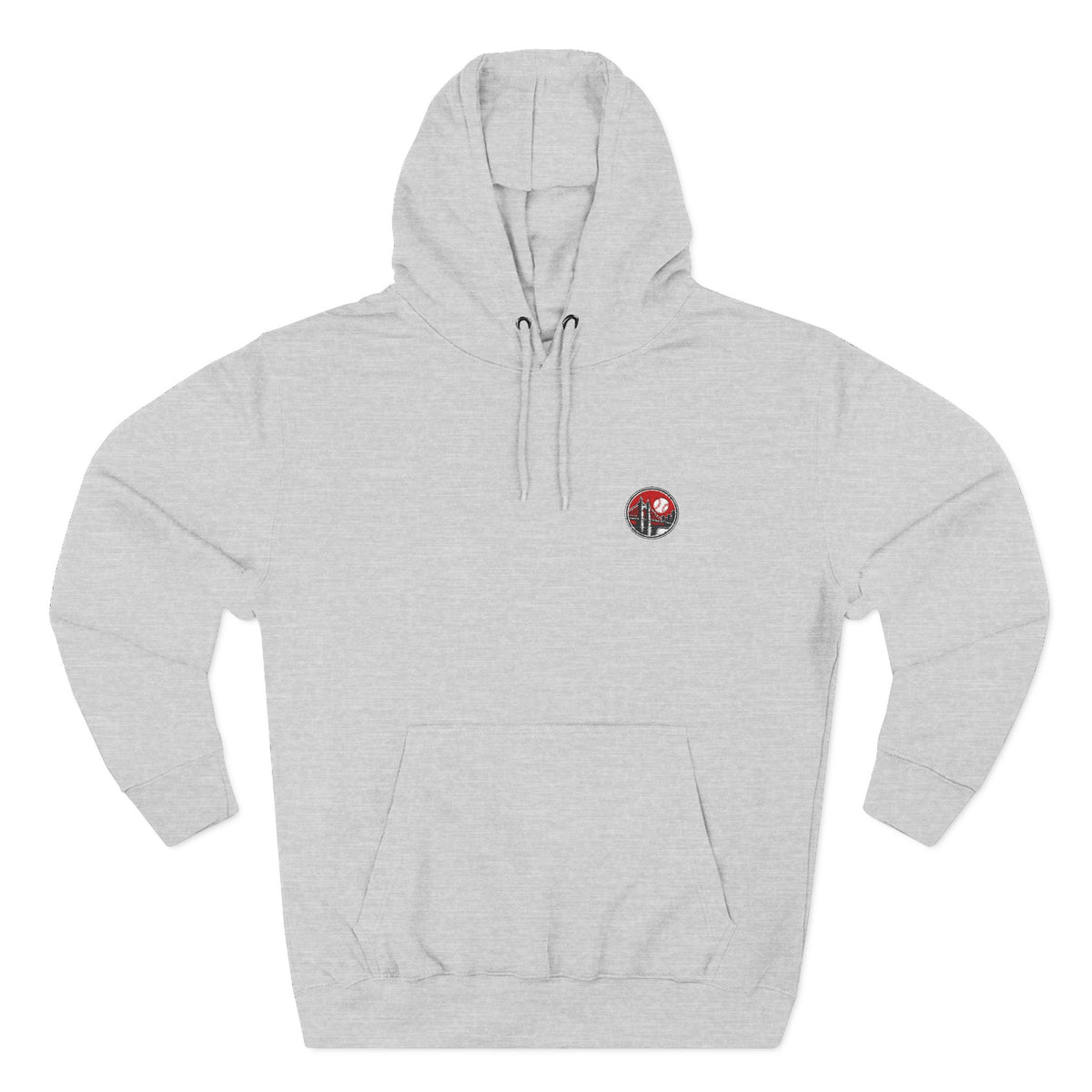 Ohio Queen Baseball Embroidered Three-Panel Fleece Hoodie