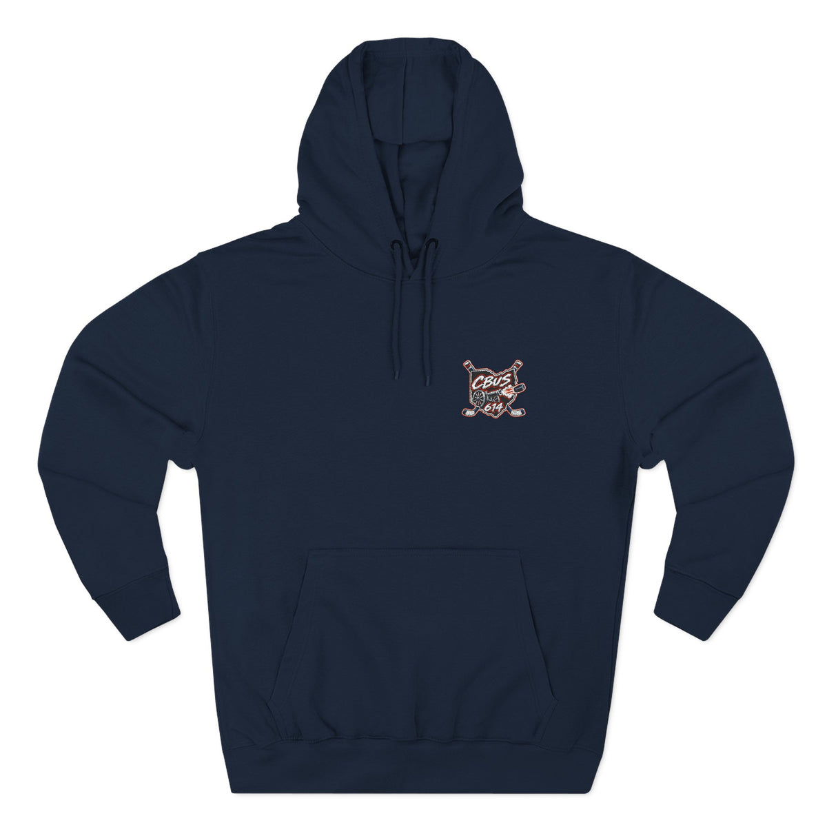 Ohio Hockey Embroidered Three-Panel Fleece Hoodie