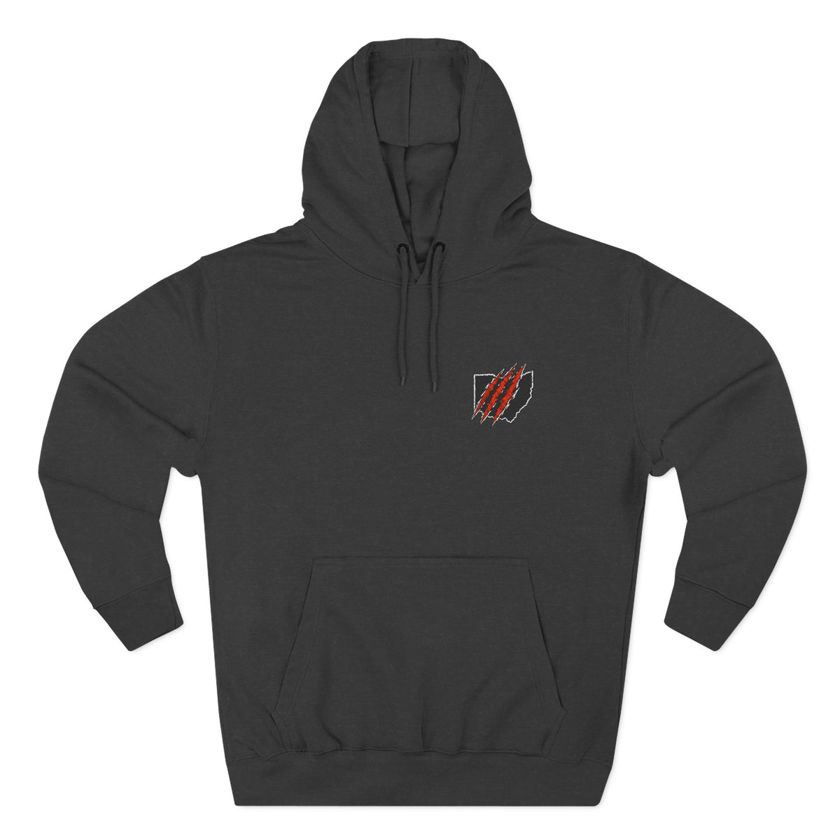 Ohio Claw Embroidered Three-Panel Fleece Hoodie