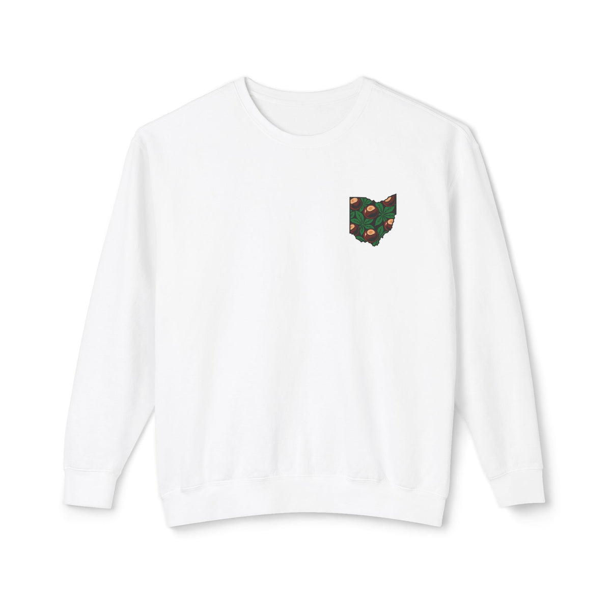 Ohio Buckeye Botanical Lightweight Crewneck Sweatshirt