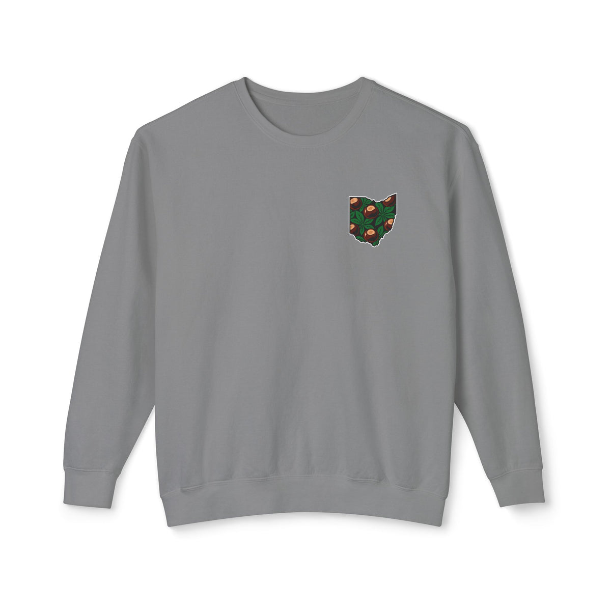 Ohio Buckeye Botanical Lightweight Crewneck Sweatshirt