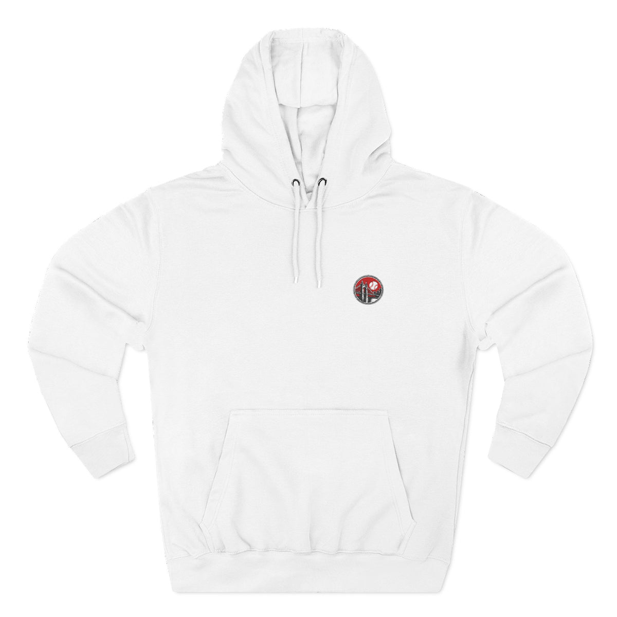 Ohio Queen Baseball Embroidered Three-Panel Fleece Hoodie
