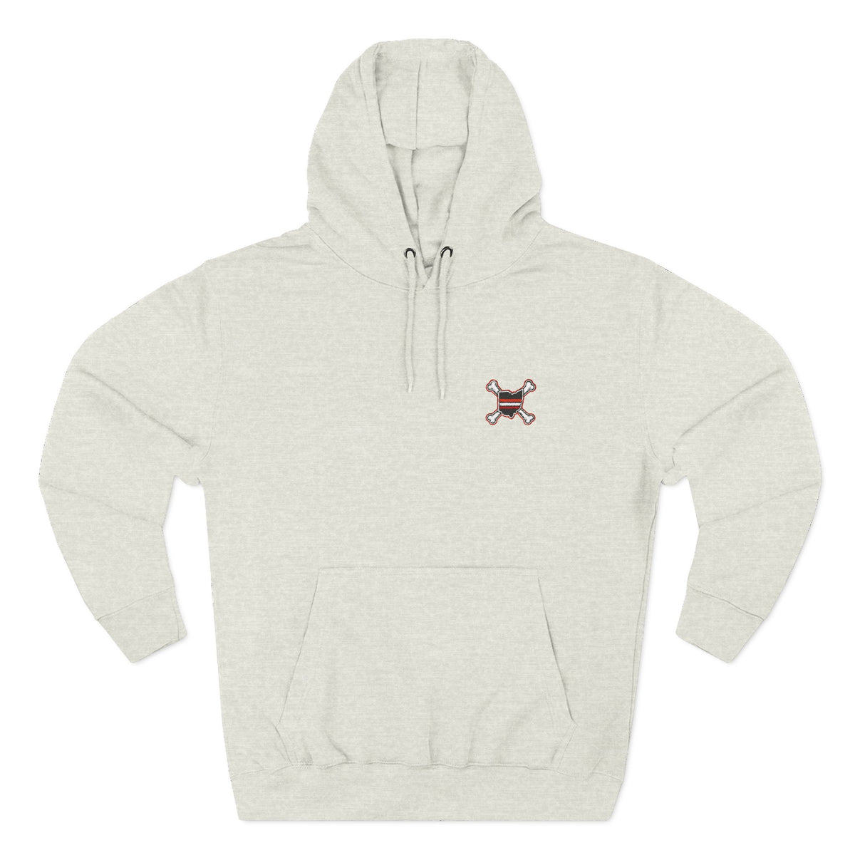 Ohio Bone Yard Embroidered Three-Panel Fleece Hoodie
