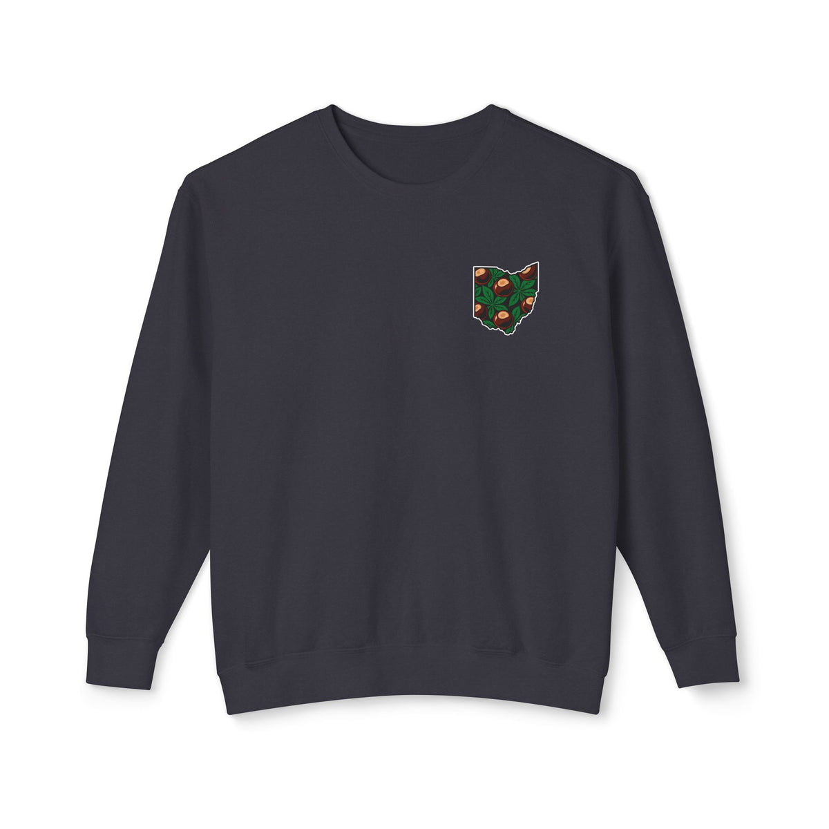 Ohio Buckeye Botanical Lightweight Crewneck Sweatshirt