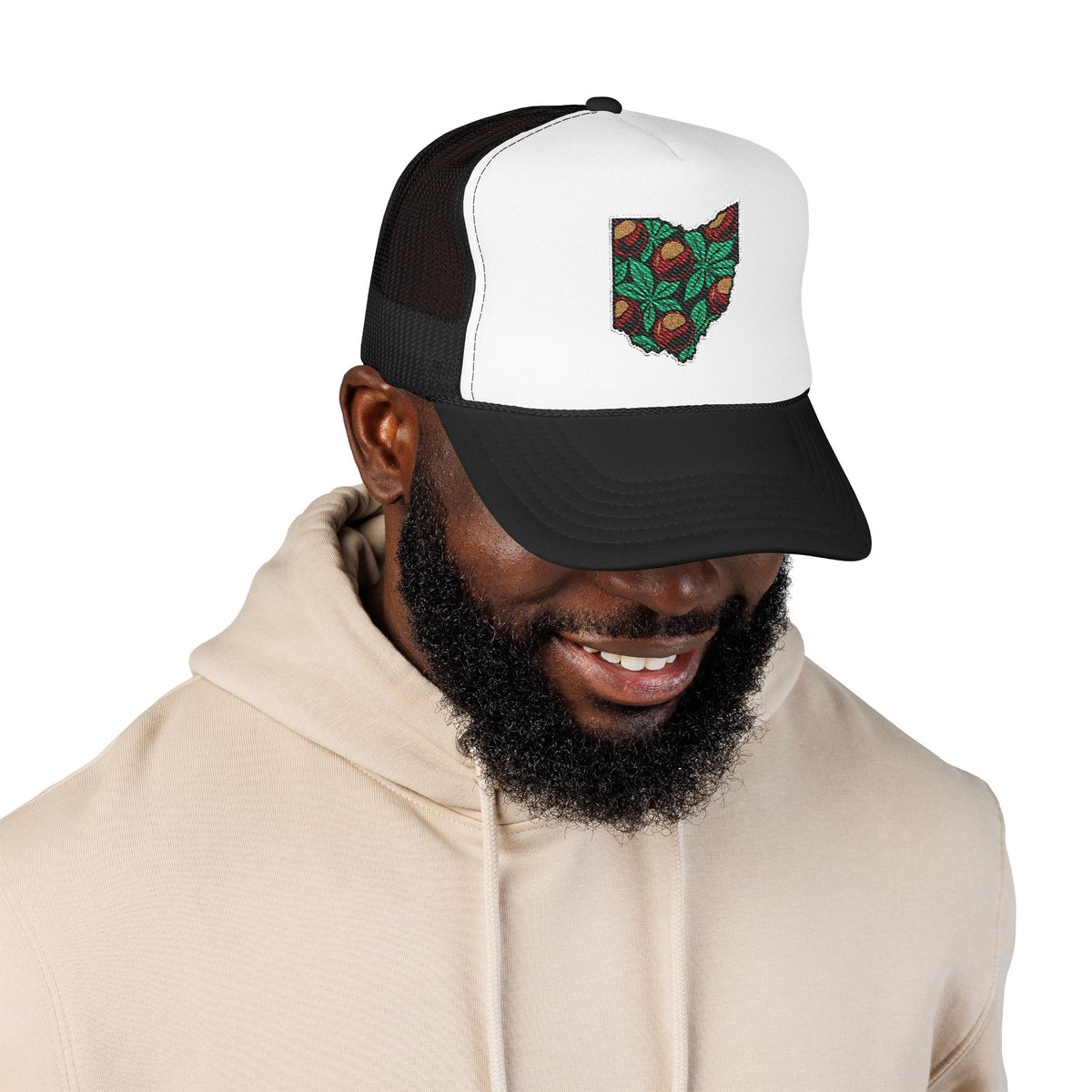 Ohio Buckeye Botanical Embroidered Hat