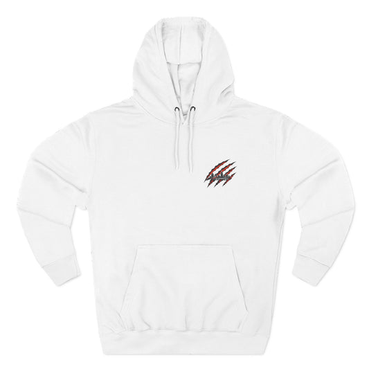 Ohio Bear Scratch Embroidered Three-Panel Fleece Hoodie