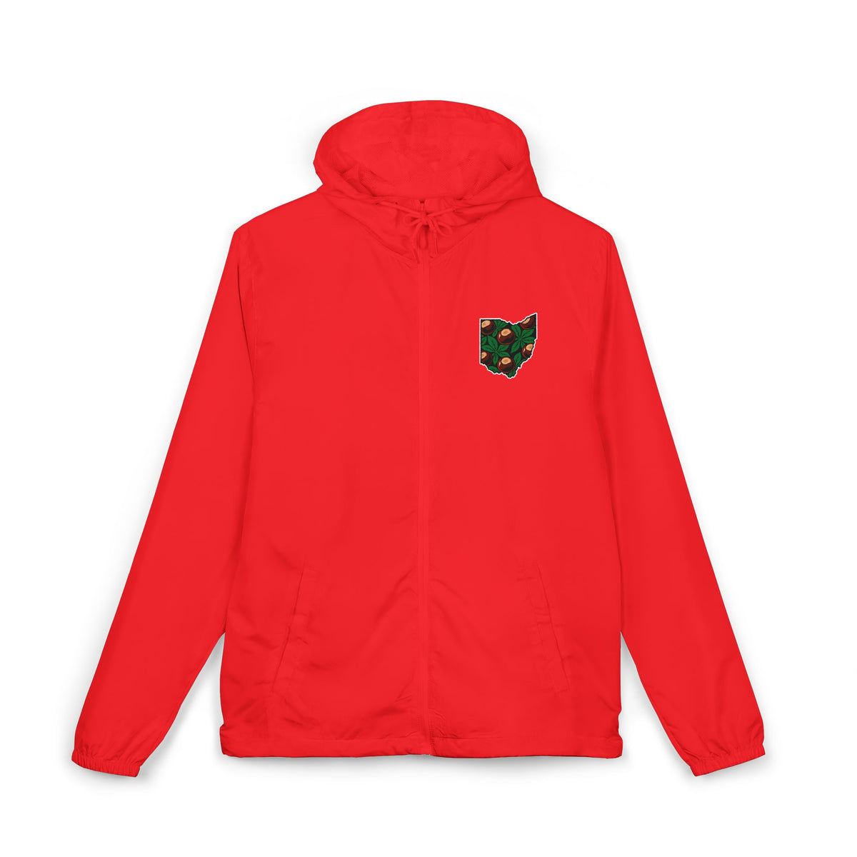 Ohio Buckeye Botanical Full-Zip Windbreaker Jacket