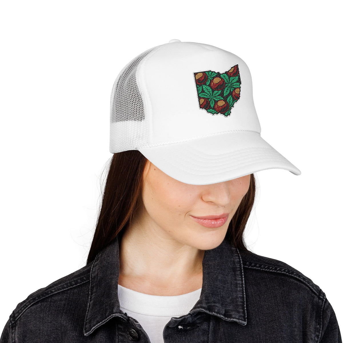 Ohio Buckeye Botanical Embroidered Hat