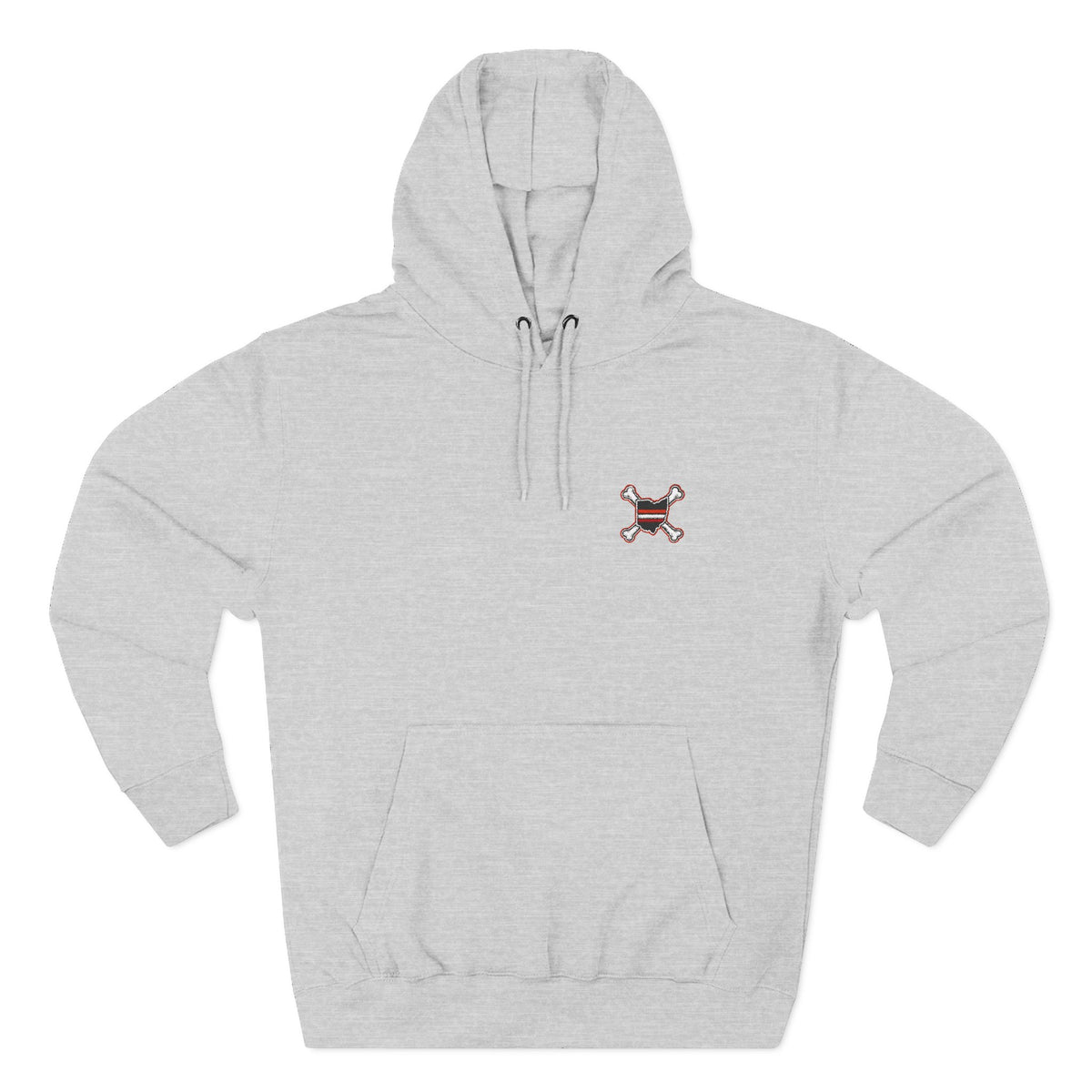 Ohio Bone Yard Embroidered Three-Panel Fleece Hoodie