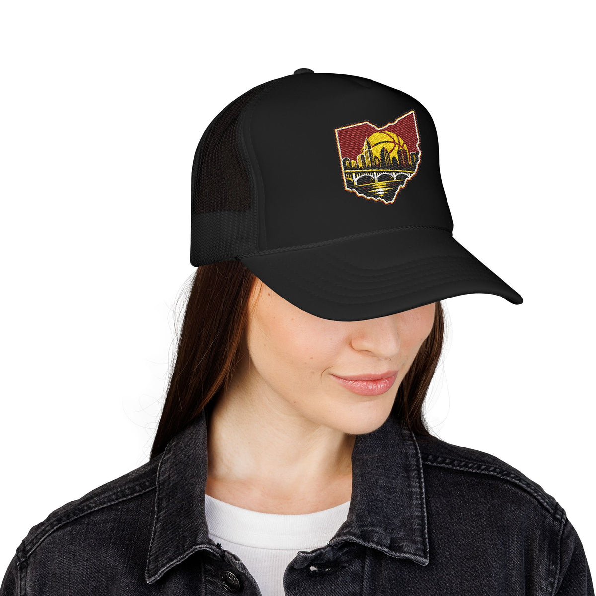 Ohio Basketball Embroidered Hat