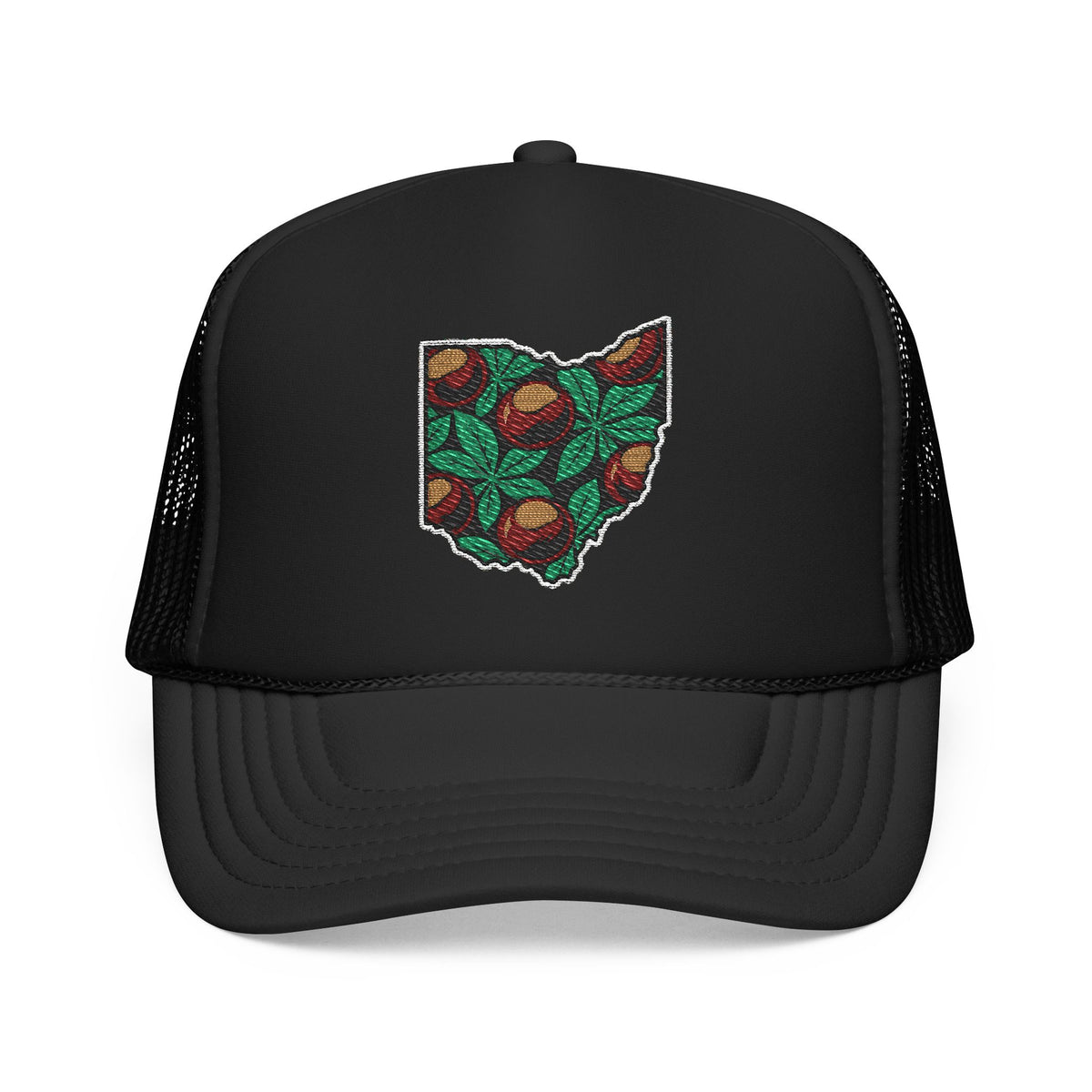 Ohio Buckeye Botanical Embroidered Hat