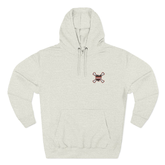 OH10 Bone Yard Embroidered Three-Panel Fleece Hoodie
