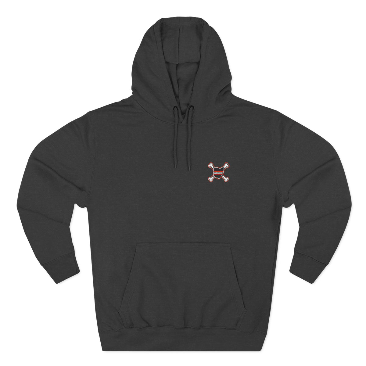 Ohio Bone Yard Embroidered Three-Panel Fleece Hoodie