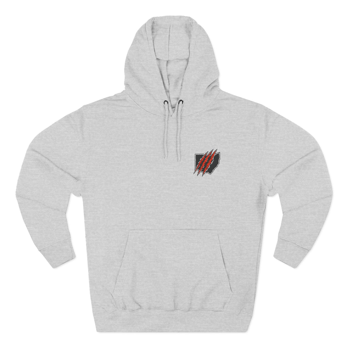Ohio Claw Embroidered Three-Panel Fleece Hoodie