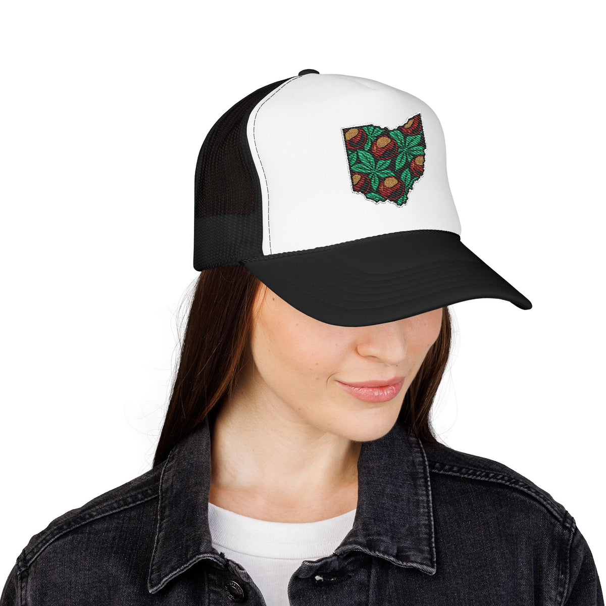 Ohio Buckeye Botanical Embroidered Hat