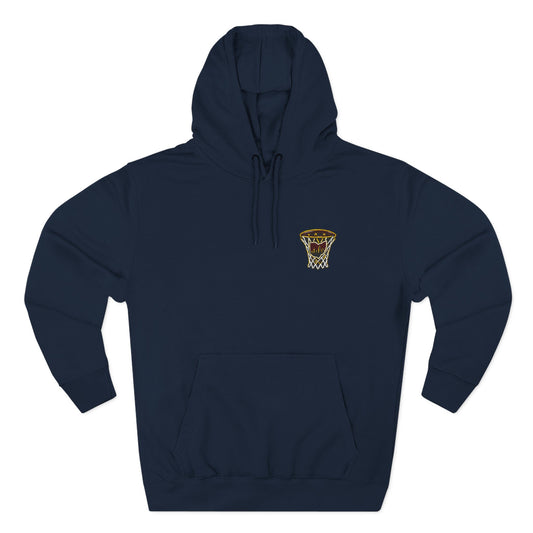OH10 Hoop Embroidered Three-Panel Fleece Hoodie
