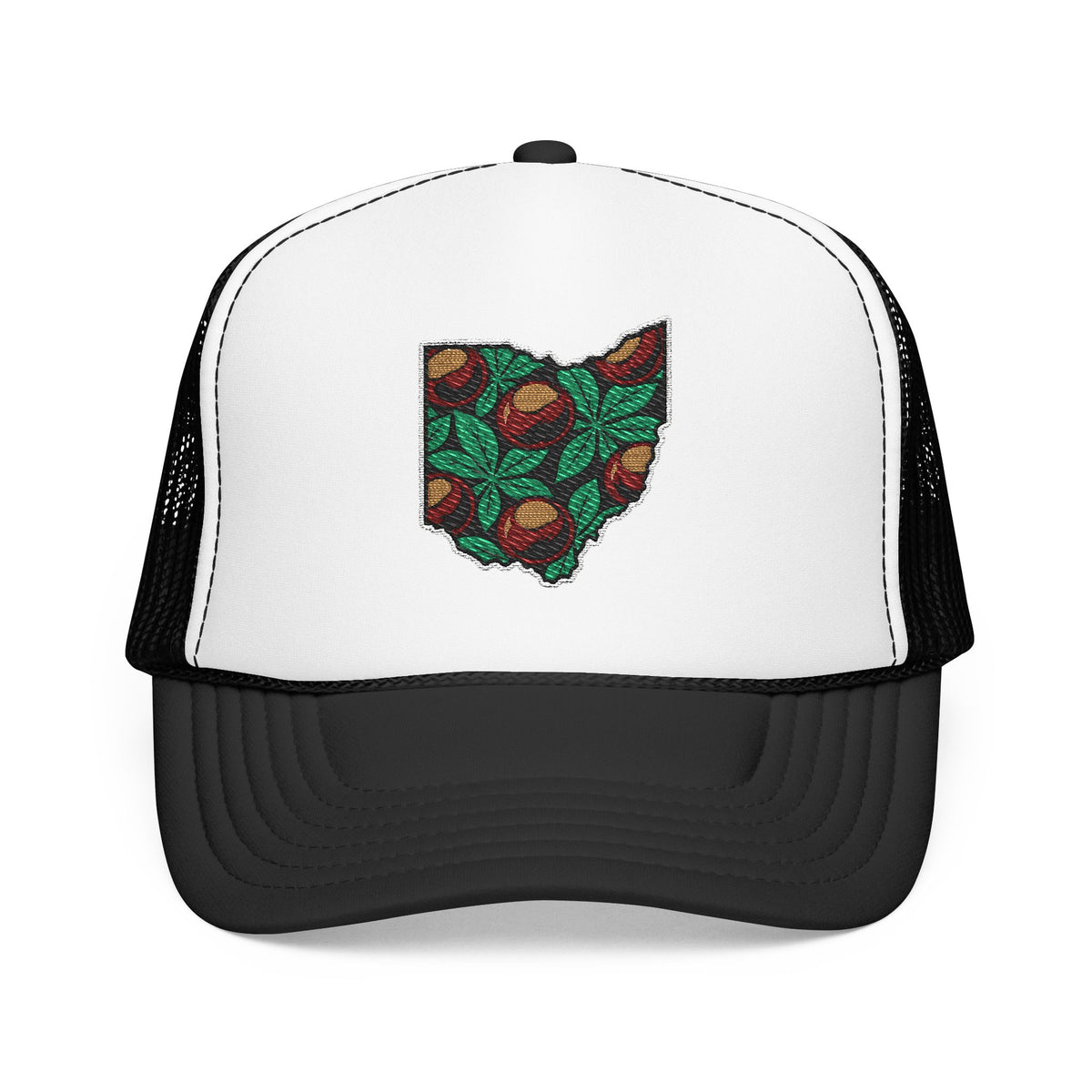 Ohio Buckeye Botanical Embroidered Hat